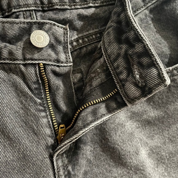 Levi's Premium Low Loose Jeans Women's Size 27 Black Wash Wide Leg Denim - Picture 11 of 15